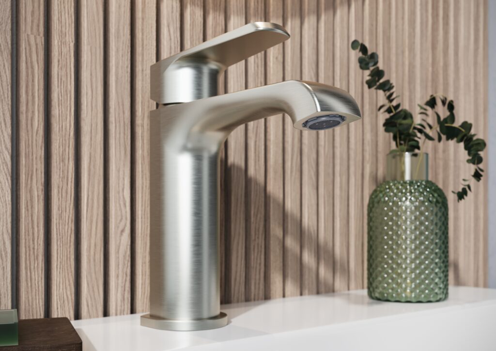 Nevada Gun Metal Brushed Basin Mixer Tap
