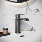 Nevada Mini Gun Metal Finish Basin Mixer Tap