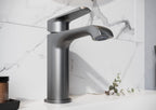 Nevada Gun Metal Brushed Basin Mixer Tap
