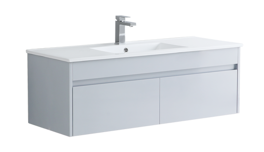 1200 mm Wall Hung Vanity Unit with Slim Ceramic Basin