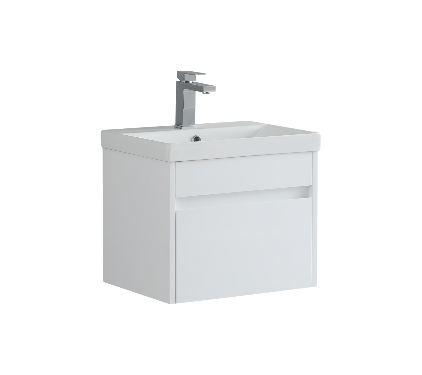 500 mm Wall Hung Vanity Cabinet with Deep Bowl Basin