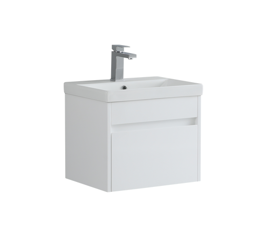 500 mm Wall Hung Vanity Cabinet with Deep Bowl Basin