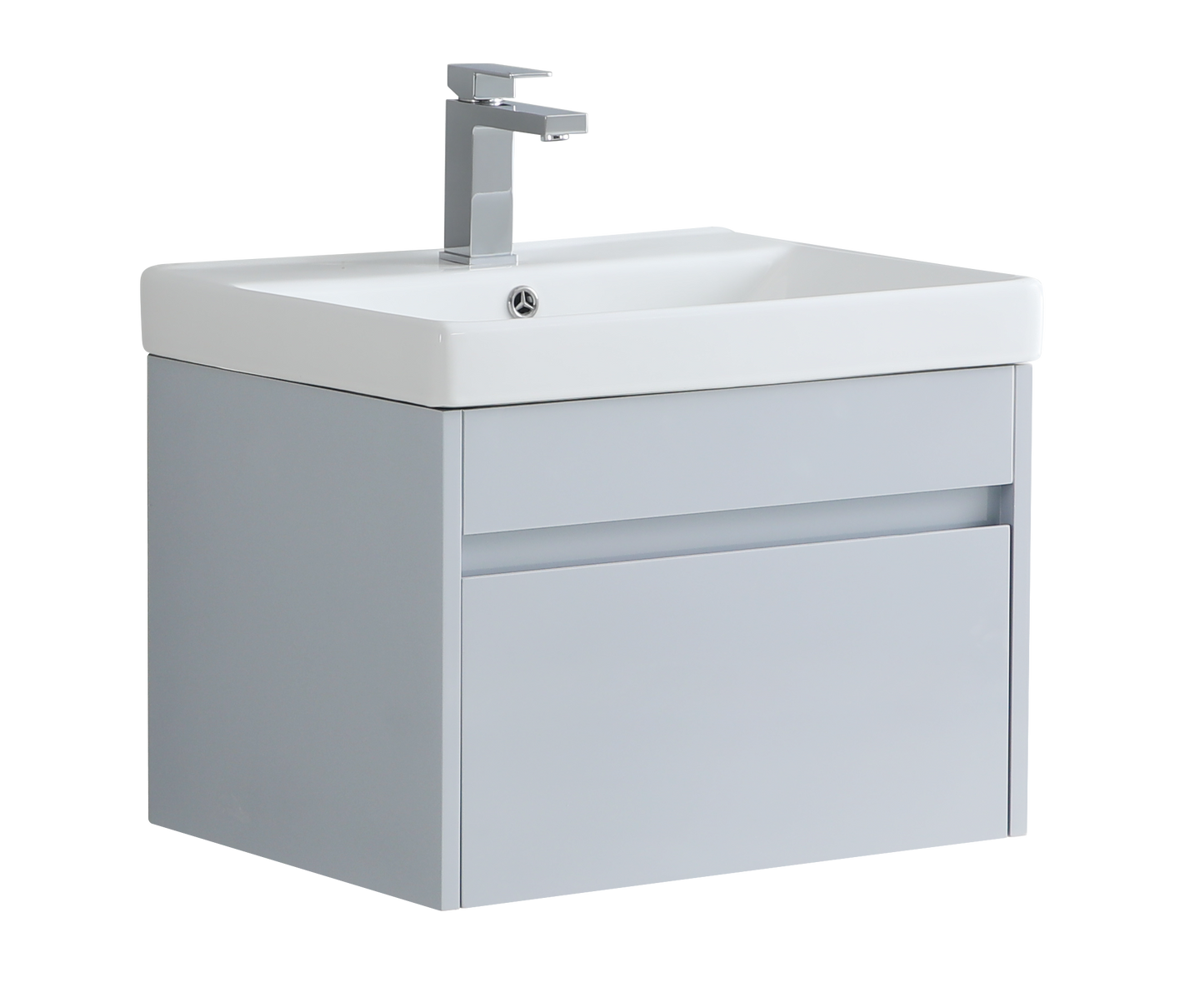 600 mm Wall Hung Vanity Unit with Deep Bowl Basin