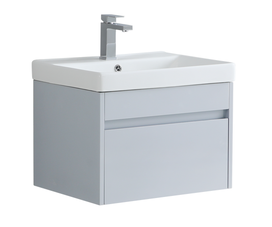 600 mm Wall Hung Vanity Unit with Deep Bowl Basin