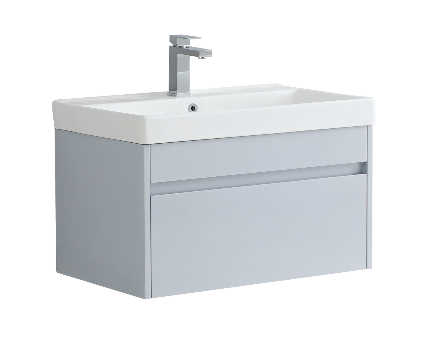 750 Wall Hung Vanity Unit With Deep Bowl Basin