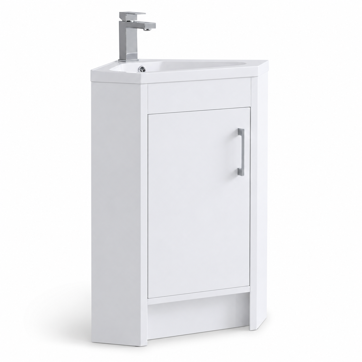 450mm Corner Floor Standing Vanity Unit with Basin