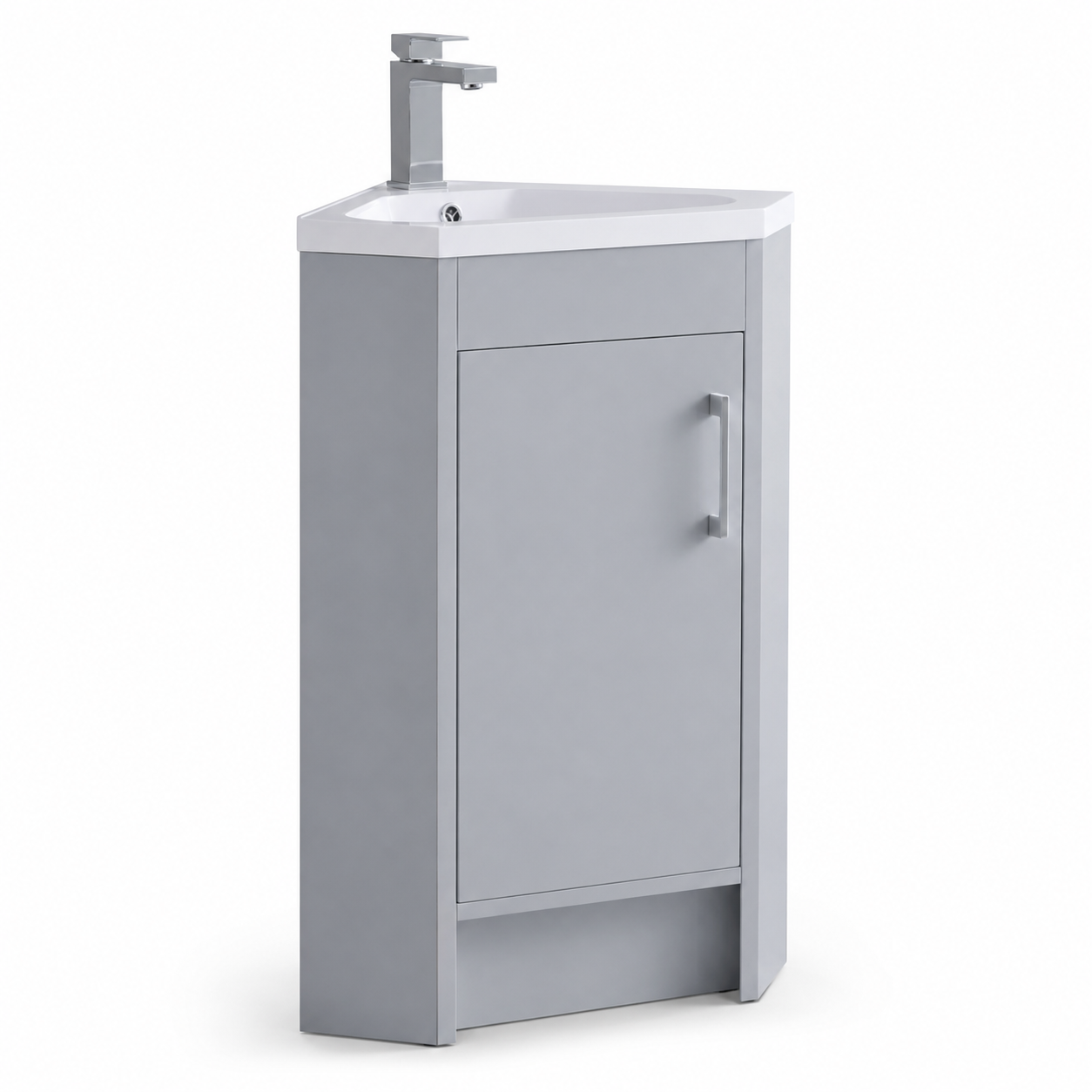 450mm Corner Floor Standing Vanity Unit with Basin