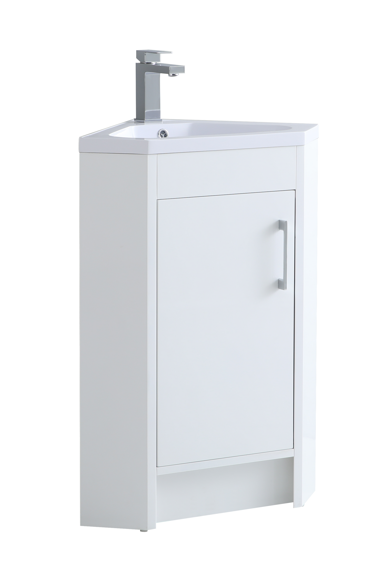 450 mm Corner Cloakroom Vanity Unit