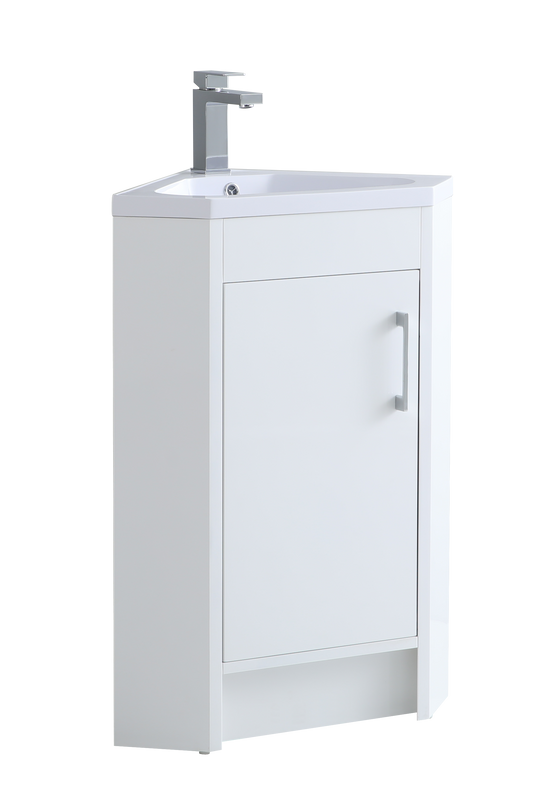 450 mm Corner Cloakroom Vanity Unit