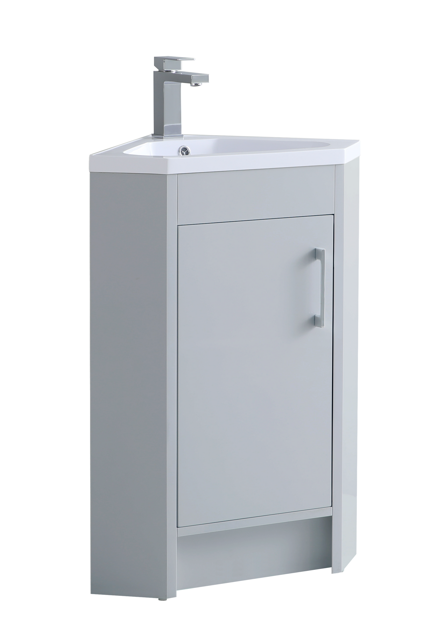 450 mm Corner Cloakroom Vanity Unit