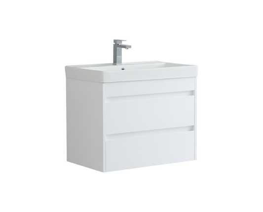 750 mm Wall Hung Vanity Unit With Basin