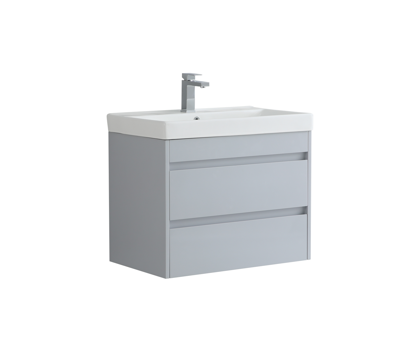 750 mm Wall Hung Vanity Unit With Basin