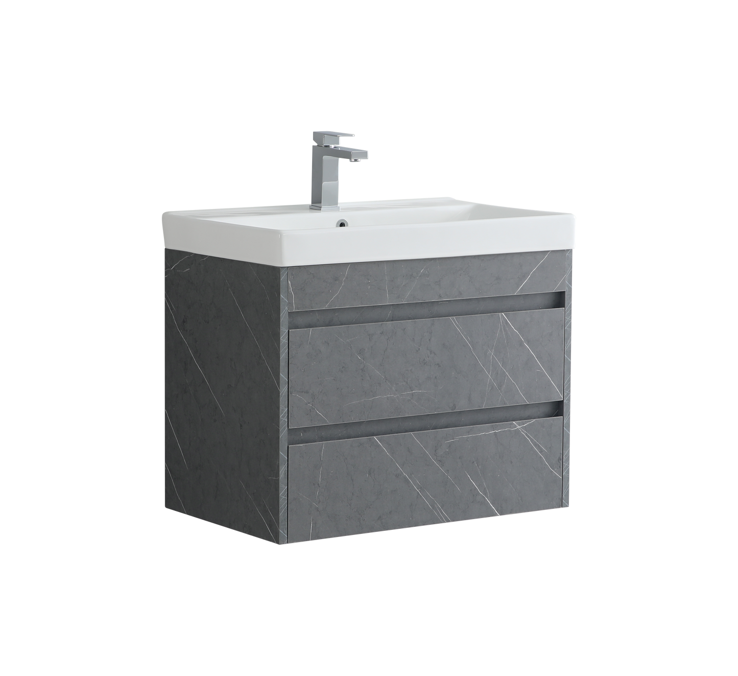 750 mm Wall Hung Vanity Unit With Basin