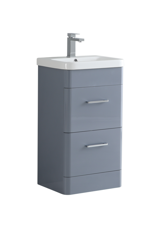 500 mm Floor Standing Vanity Unit With Basin