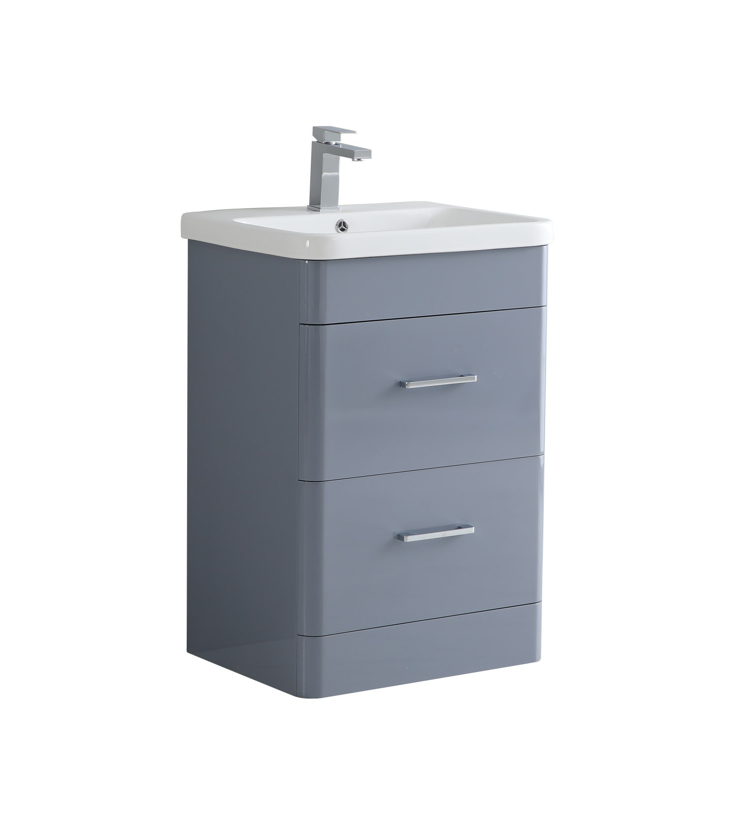 600 mm Floor Standing Vanity Cabinet With Ceramic Deep Bowl Basin