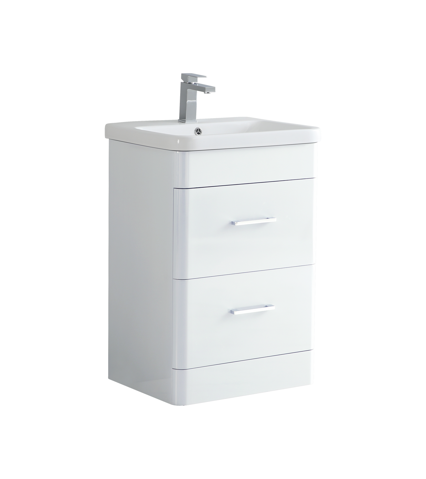 600 mm Floor Standing Vanity Cabinet With Ceramic Deep Bowl Basin