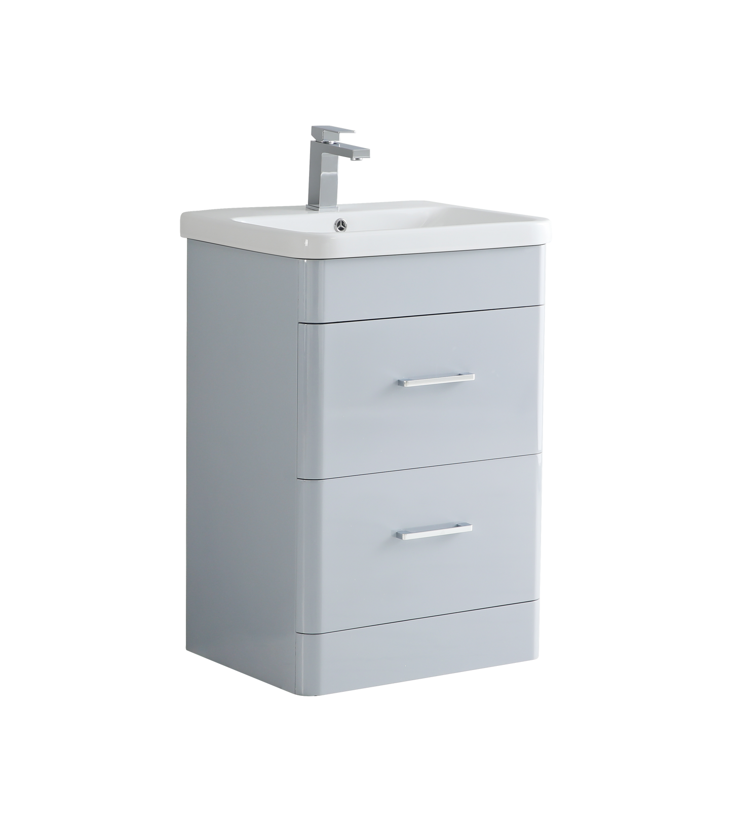 600 mm Floor Standing Vanity Cabinet With Ceramic Deep Bowl Basin