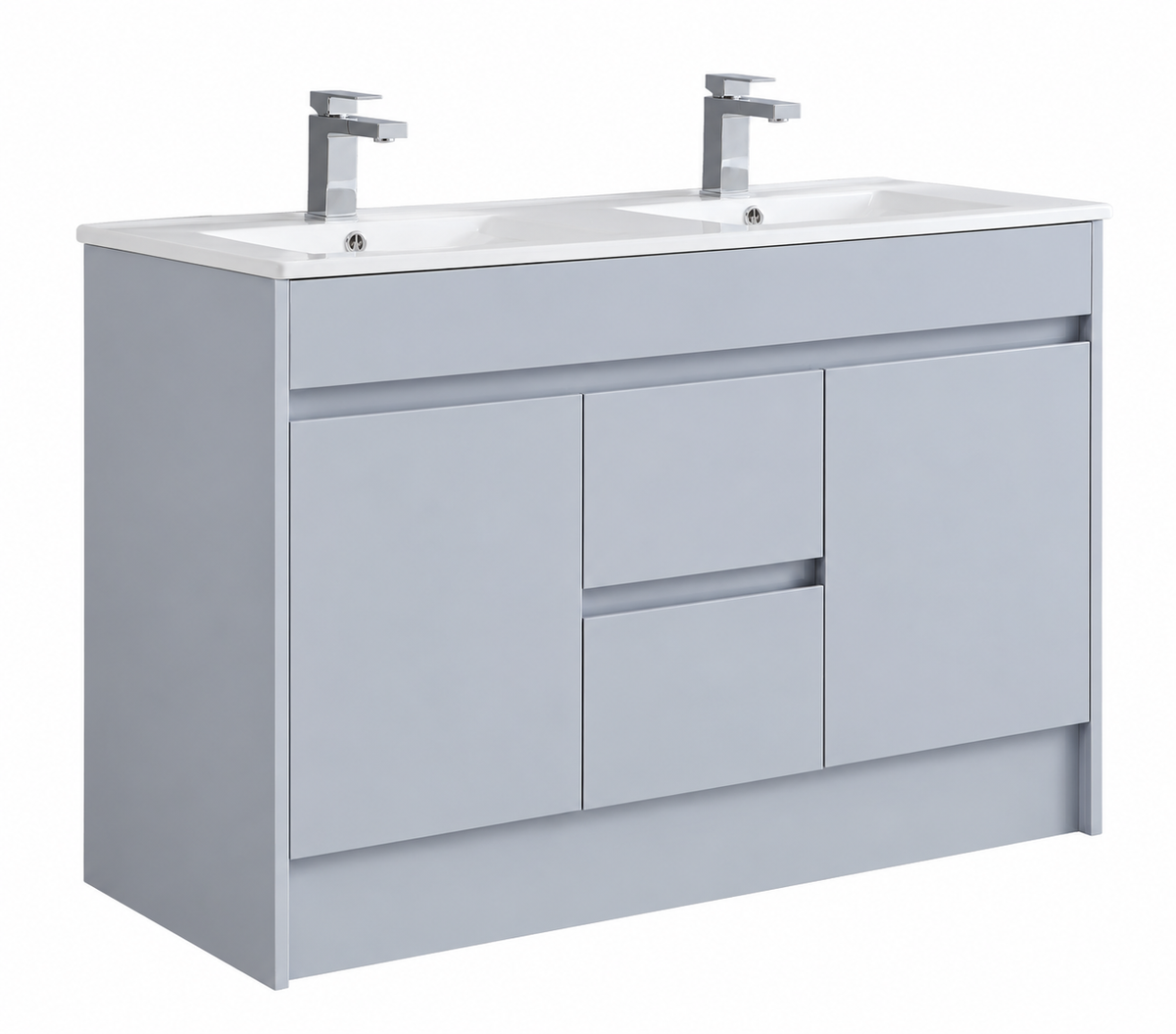 1200mm Double Basin Floor Standing Vanity Unit