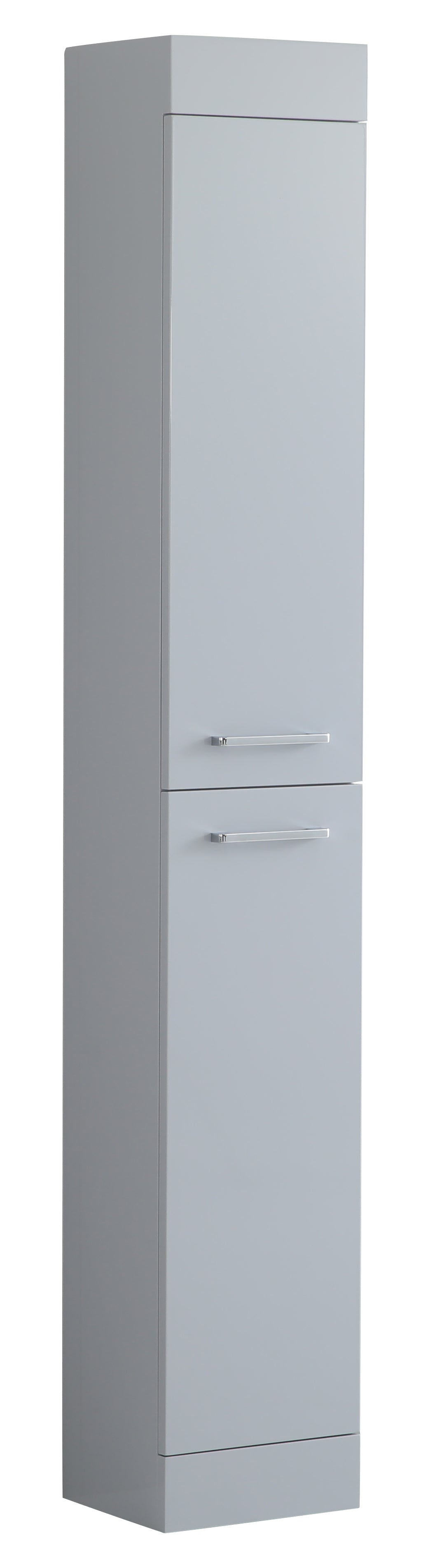 Dallas 300mm Floor Standing Tall Bathroom Cabinet in Light Grey
