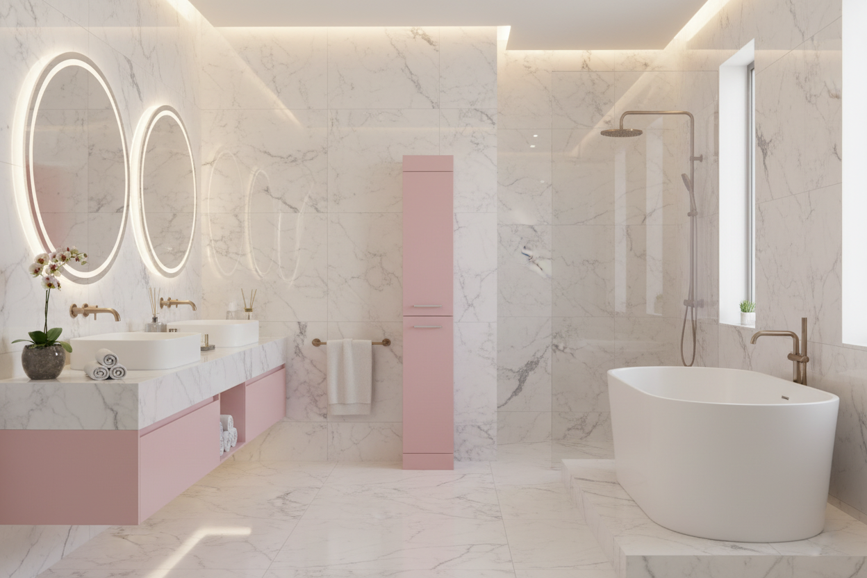 300mm  Dallas Floor Standing Tall Storage Unit Cabinet Cupboard