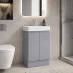 490mm Compact Floor Standing Vanity Unit with Basin