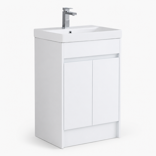 600mm Floor Standing Vanity Unit with Basin