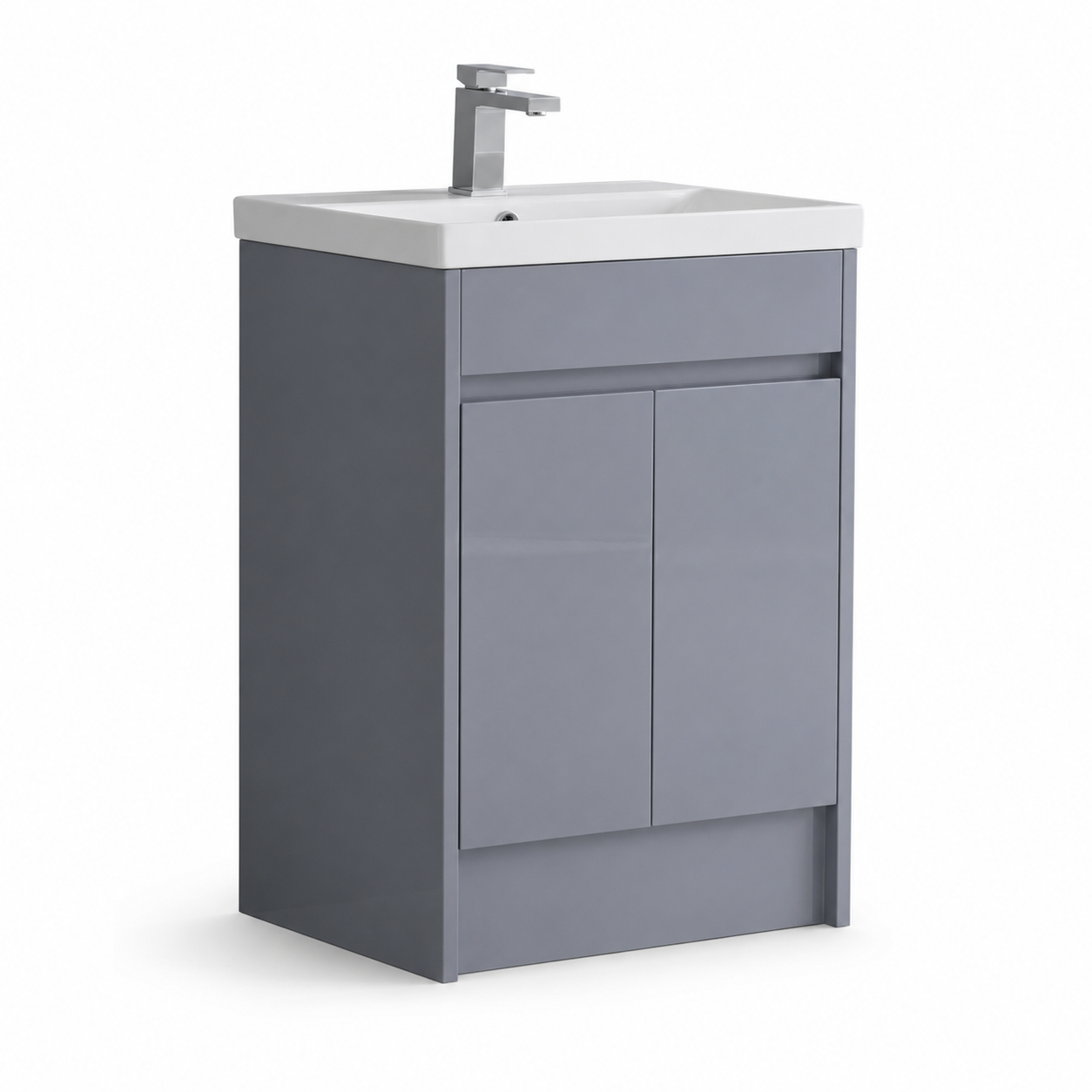 600mm Floor Standing Vanity Unit with Basin