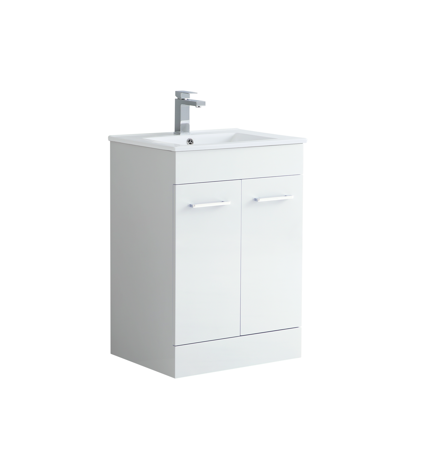 600mm Vanity Unit with Basin 2 Soft Closing Doors