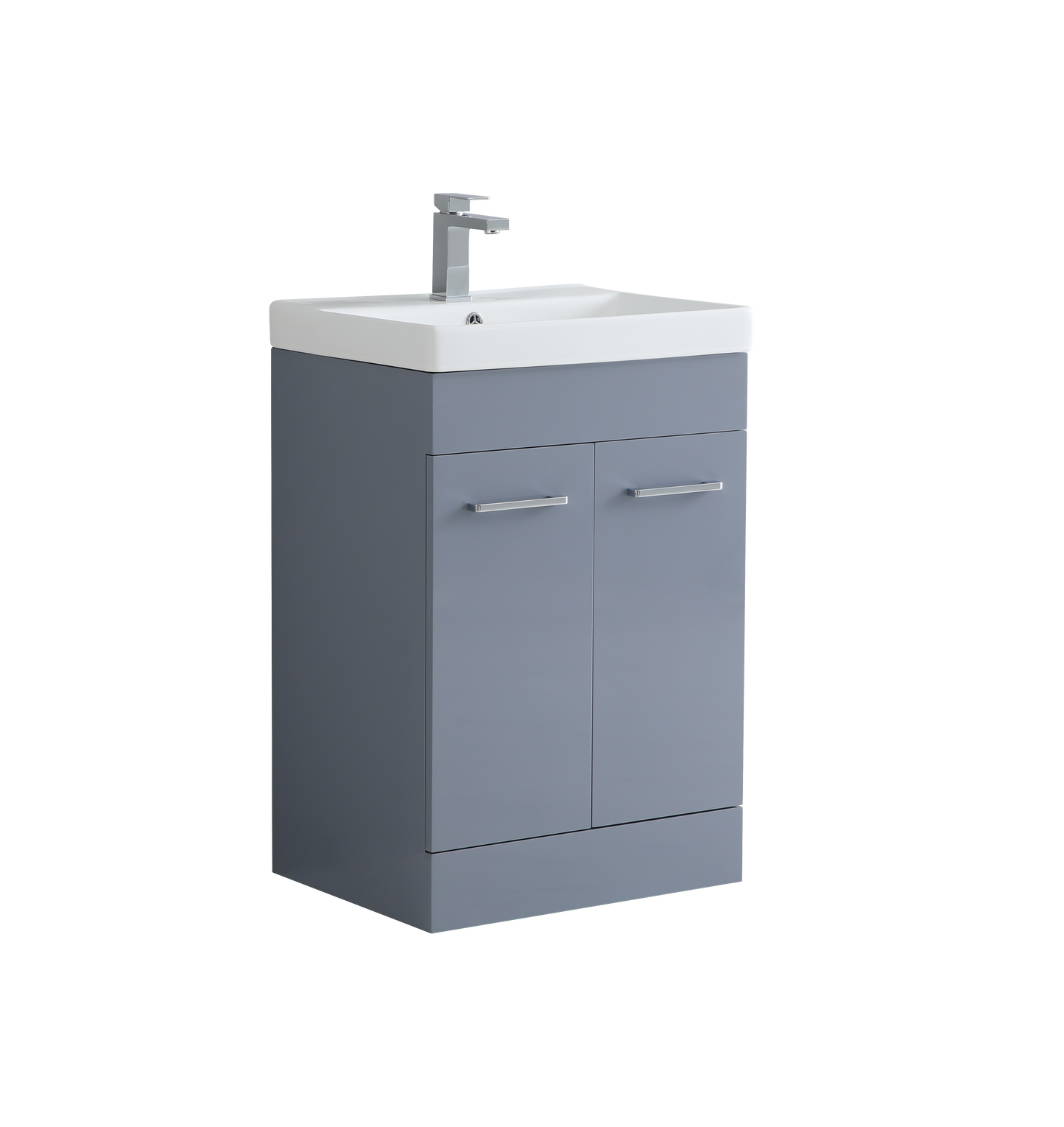 600mm Vanity Unit with Basin 2 Soft Closing Doors