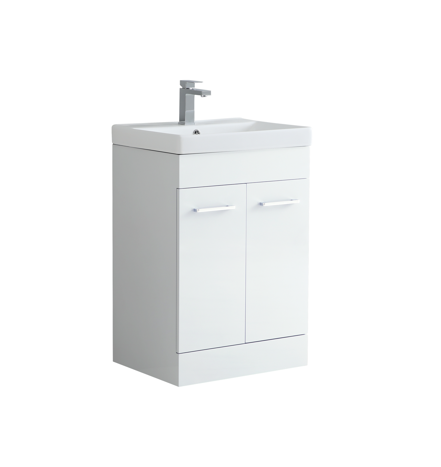 600mm Vanity Unit with Basin 2 Soft Closing Doors