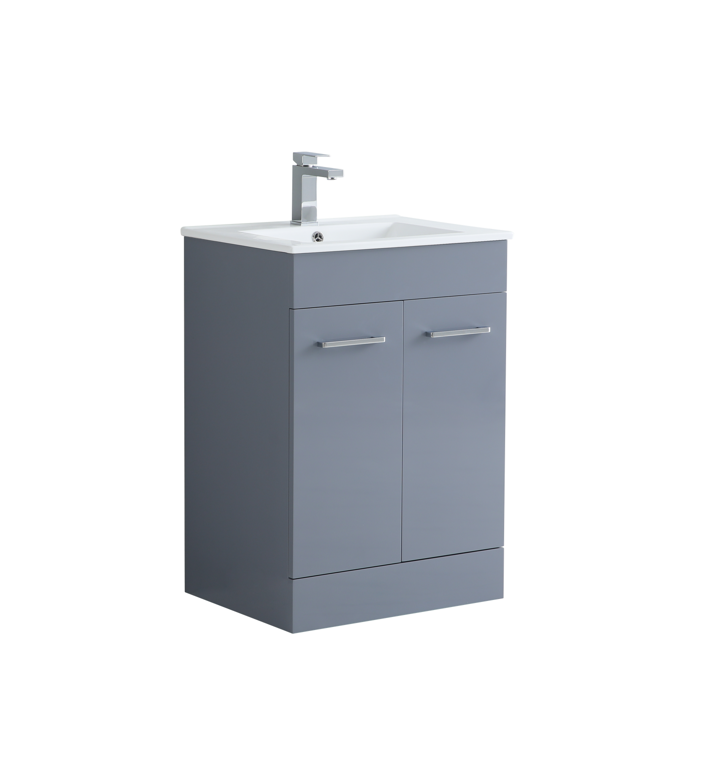 600mm Vanity Unit with Basin 2 Soft Closing Doors