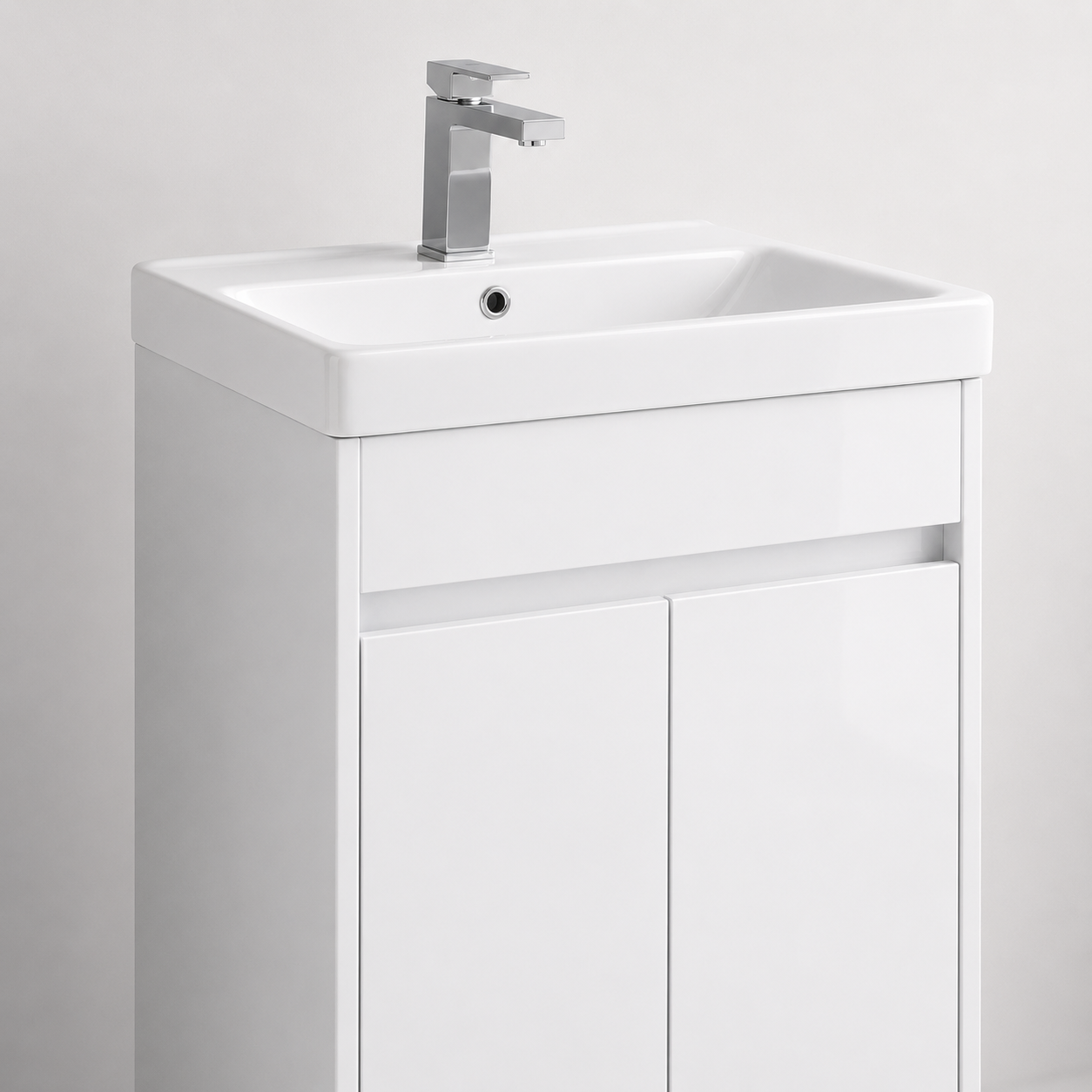 600mm Floor Standing Vanity Unit with Basin