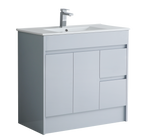 900mm vanity unit with basin in Light Grey