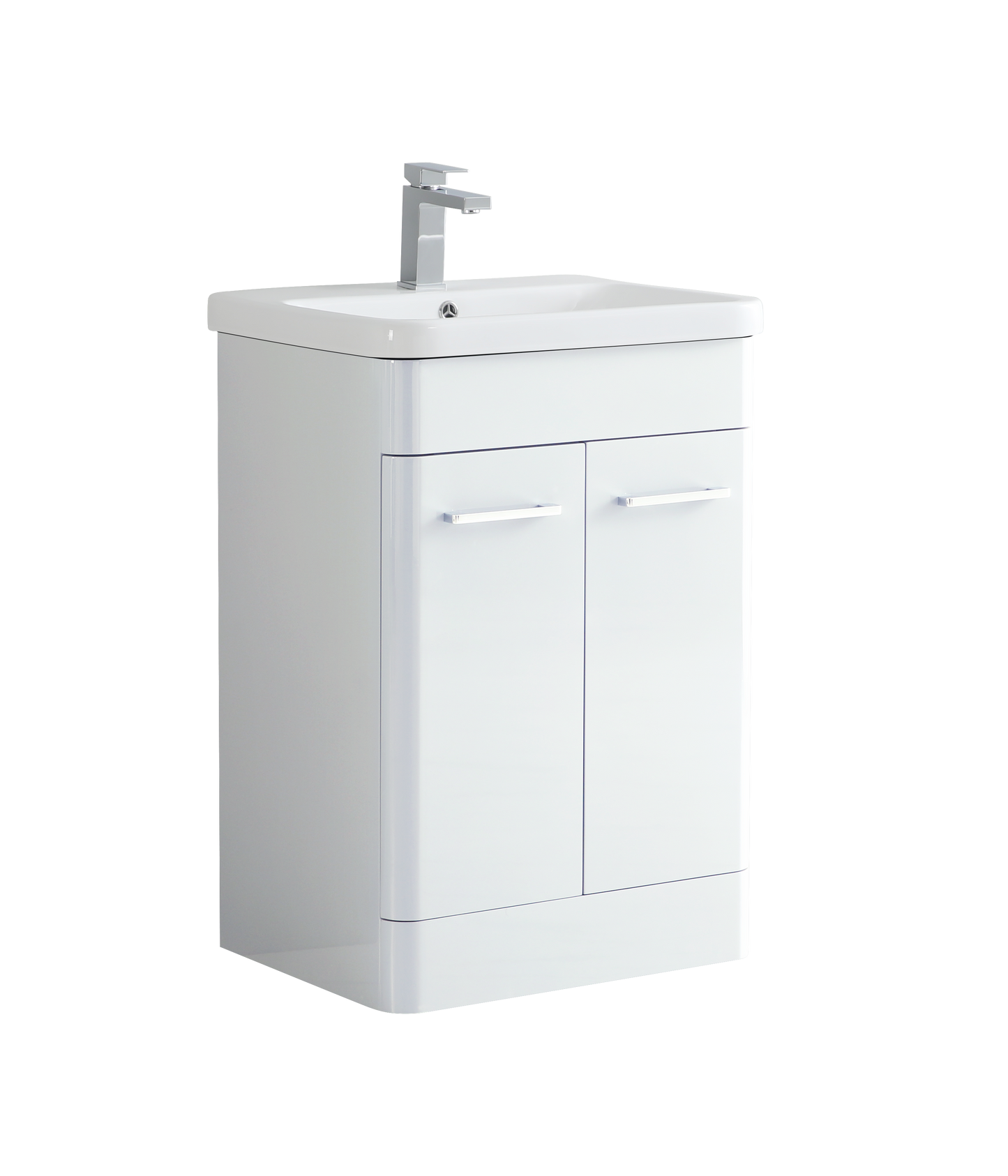 600 mm Floor Standing Vanity Unit with Basin