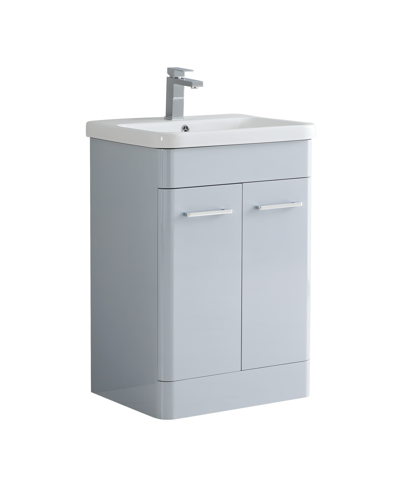 600 mm Floor Standing Vanity Unit with Basin