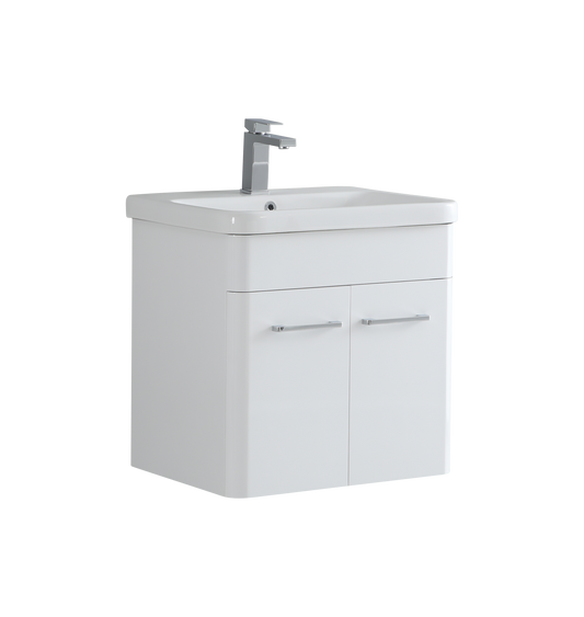 600 mm Wall Hung Vanity Unit With Basin