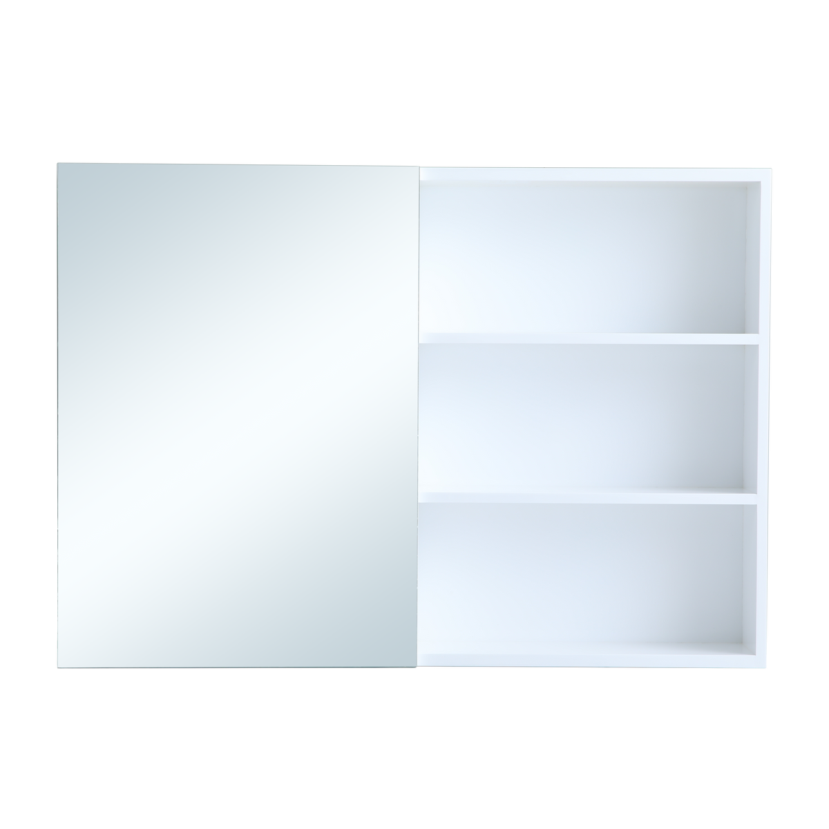 1000mm Mirror Cabinet Combines Practical Storage