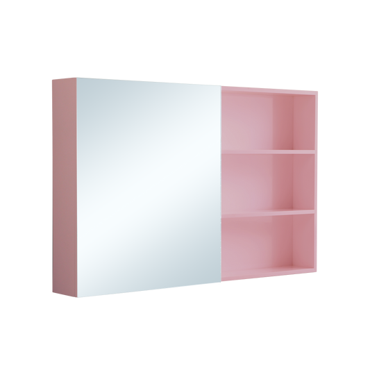 1000mm Mirror Cabinet Combines Practical Storage