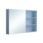 1100mm Mirror Cabinet Combines Practical Storage