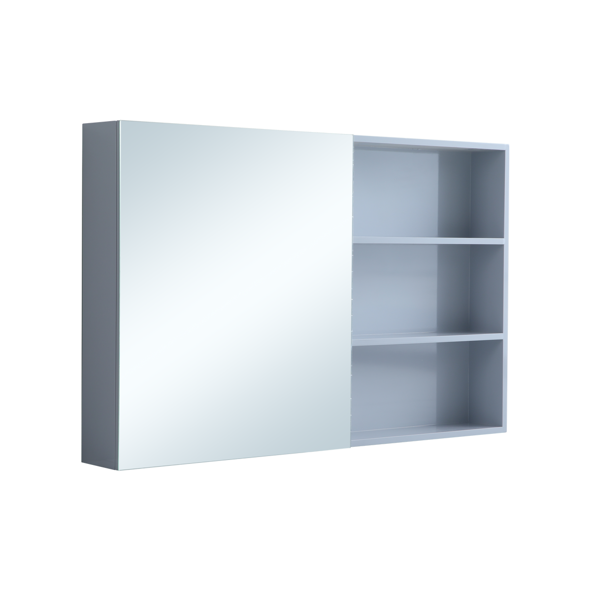 1100mm Mirror Cabinet Combines Practical Storage