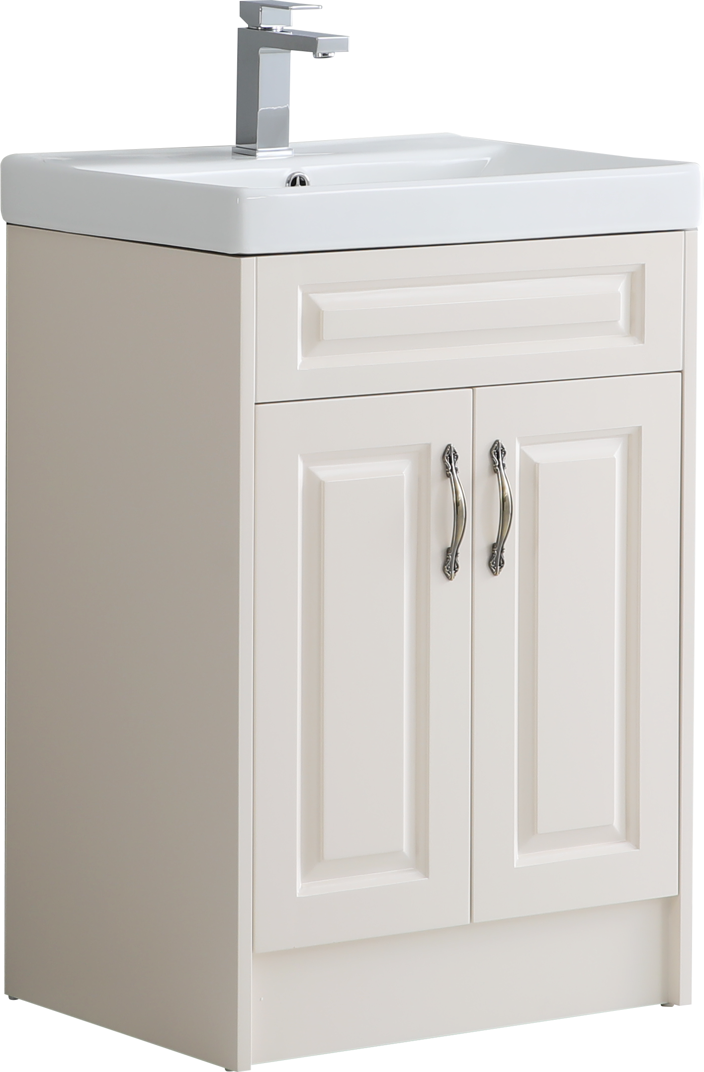 600mm Grace Traditional Floor Standing Vanity Unit Grace with Basin Matt Finish