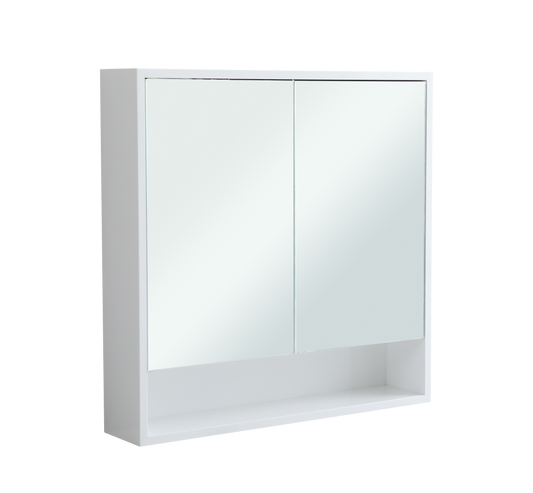 750mm Mirror Storage Cabinet with 2 Soft Closing Doors