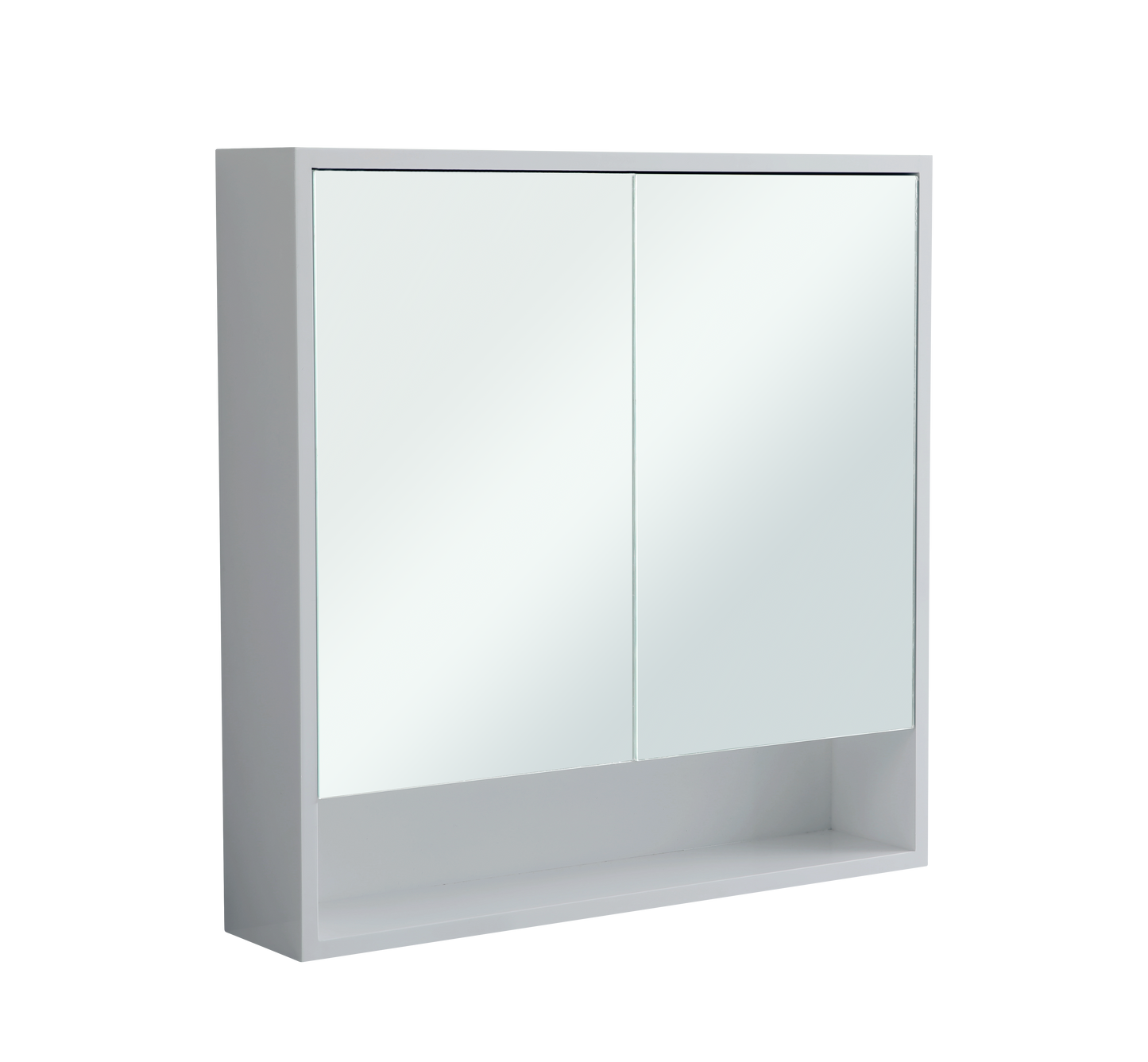 750mm Mirror Storage Cabinet with 2 Soft Closing Doors