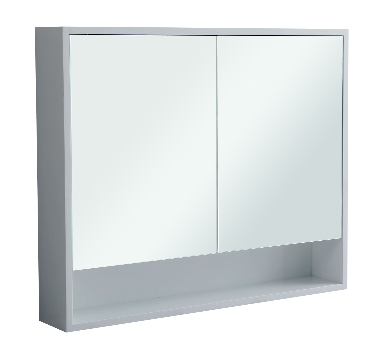 900mm Mirror Cabinet with Storage Space 2 Doors