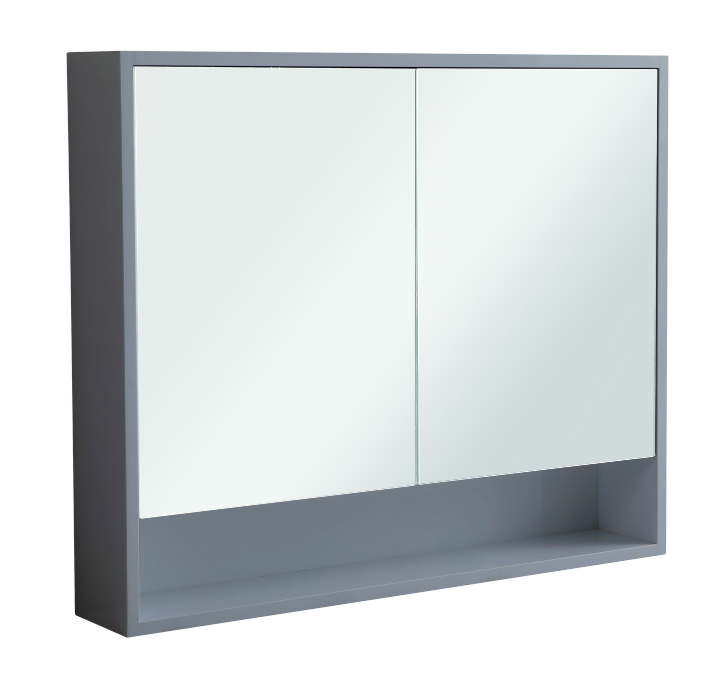 900mm Mirror Cabinet with Storage Space 2 Doors