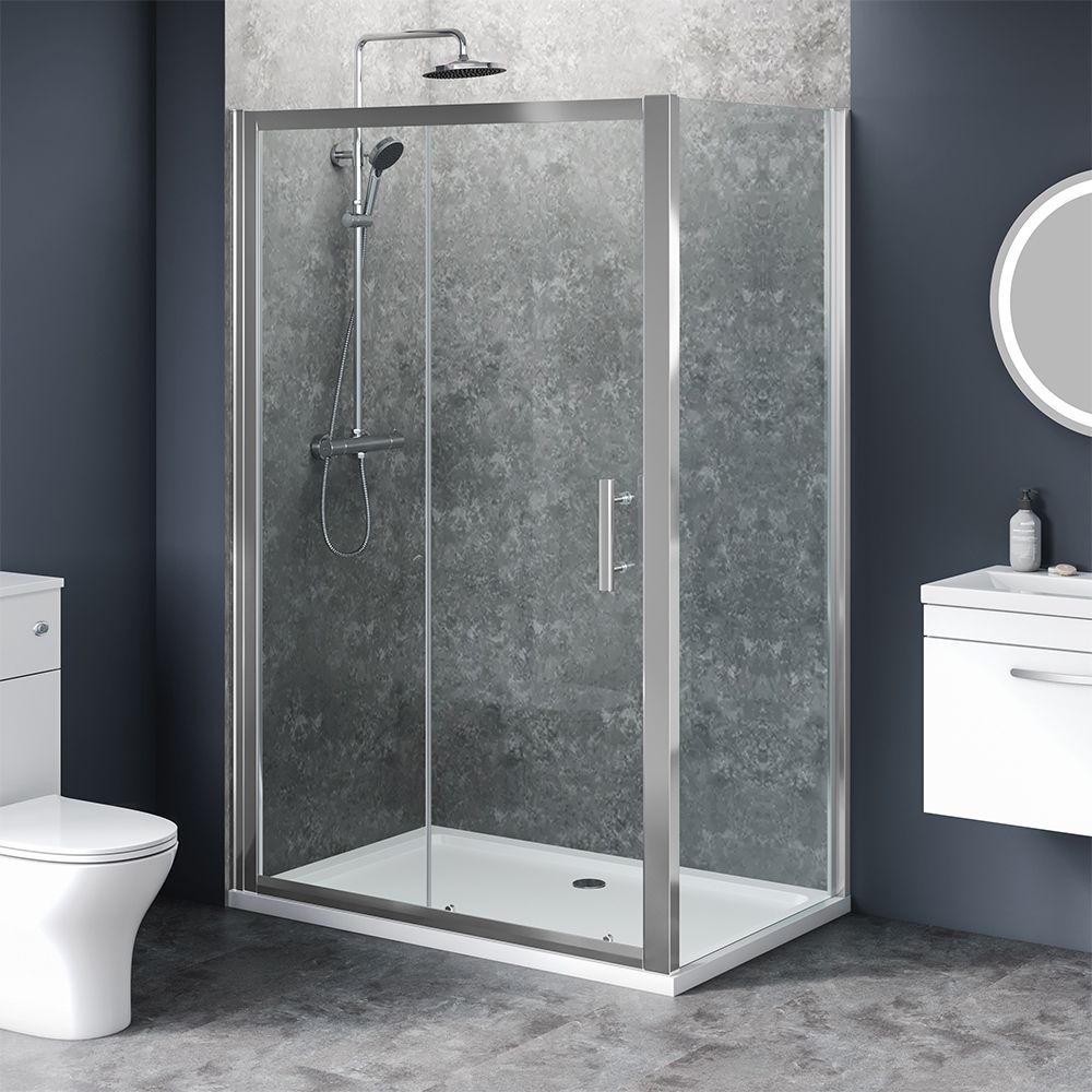 Alexa 6mm Single Sliding Shower Door 2000mm x 1850 mm