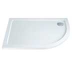 900 x760mm Eco-Stone Offset Quadrant Left Hand Shower Tray