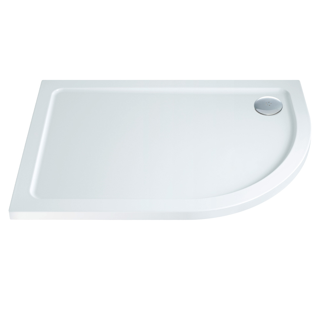 900 x760mm Eco-Stone Offset Quadrant Left Hand  Shower Tray
