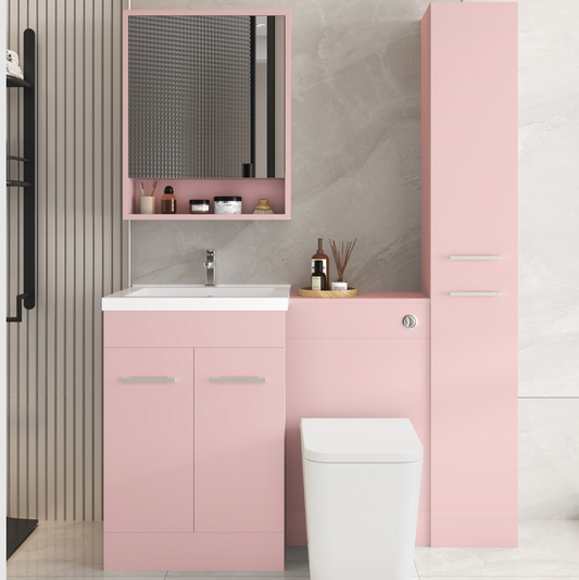 Pink Matt Vanity Combination Pack