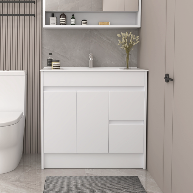 900mm Floor Standing Vanity Unit with Basin